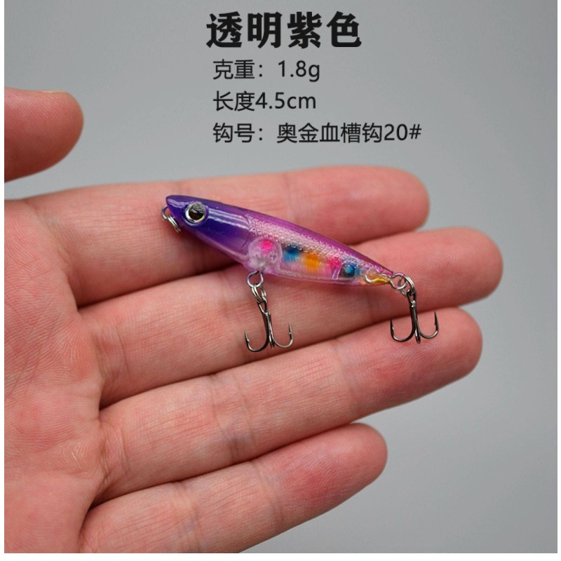 Fishing Hook Treble - 1 pçs ziguezague cão flutuante topwater