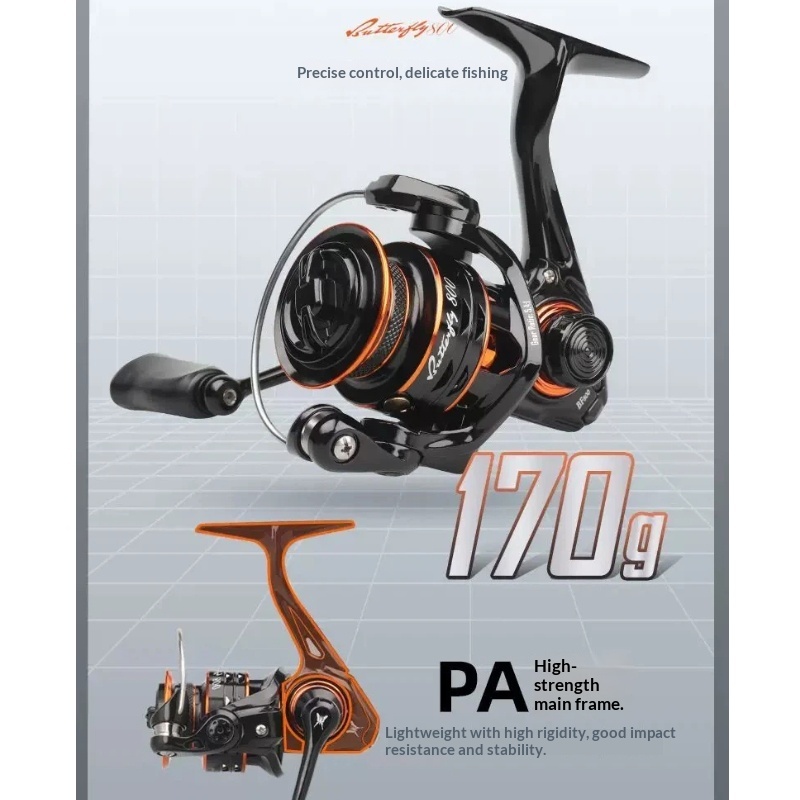 Abu Garcia Reel Revo - Carretilha de Pesca Borboleta 800 Ultraleve