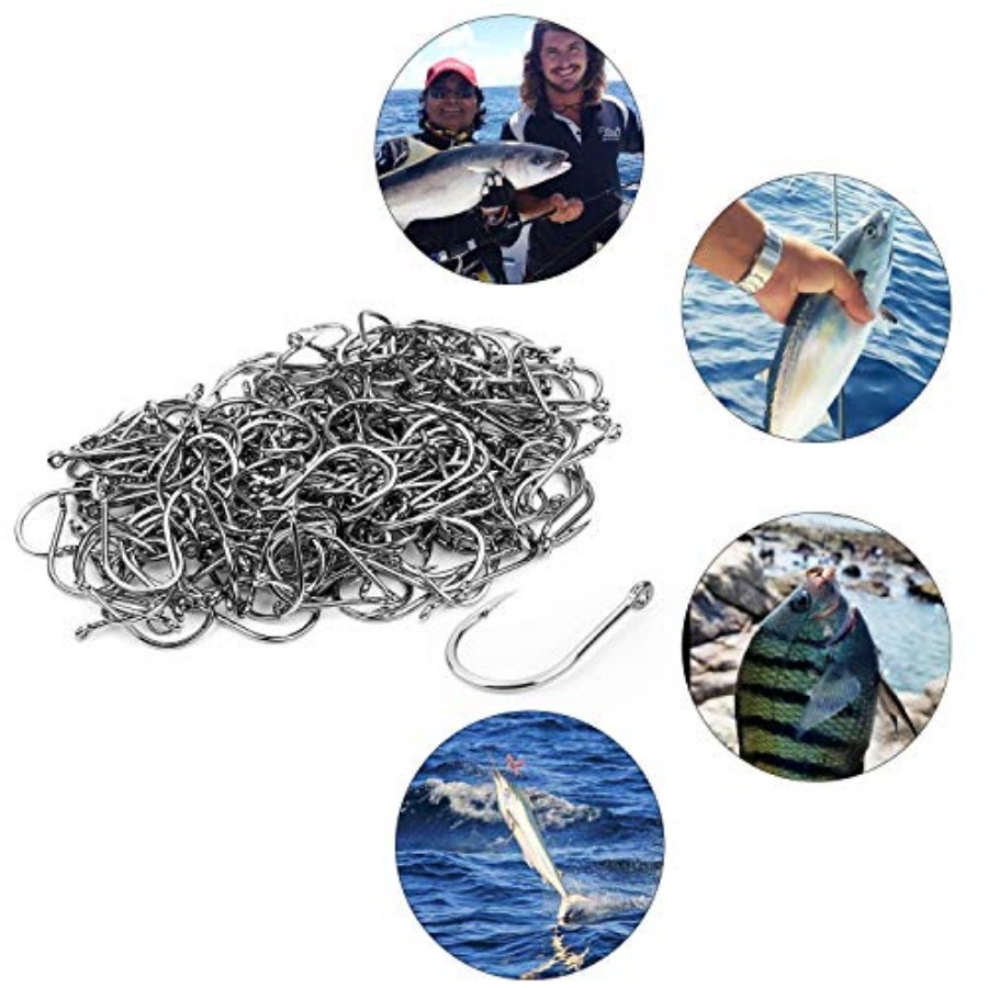 HETH 2000 peças Anzóis de Pesc - Fishing Hook Offset avaliação e preço