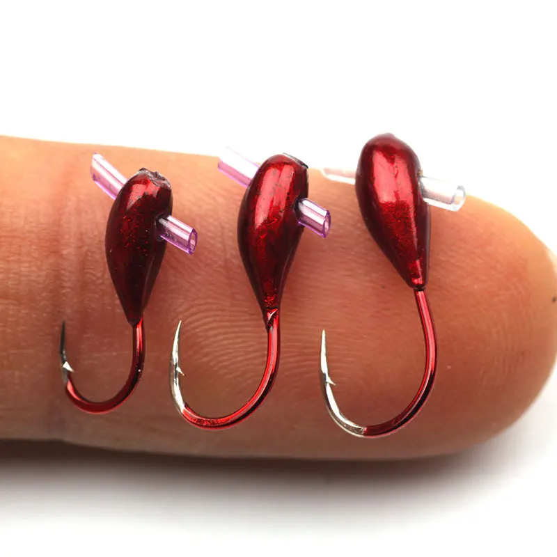 10/20 pçs inverno gancho de pe - Fishing Hook Offset avaliação e preço