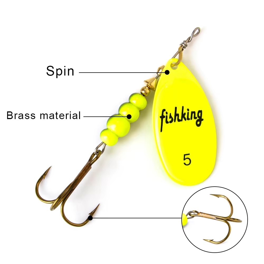 Ngb spinner isca 3.9g 4.6g 7.4 - Fishing Hook Treble avaliação e preço