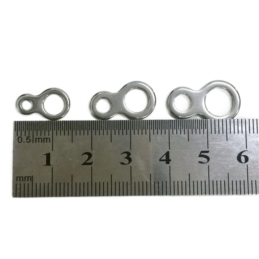 10 Peças Anéis Sólidos de Aço  - Fishing Hook Jig avaliação e preço