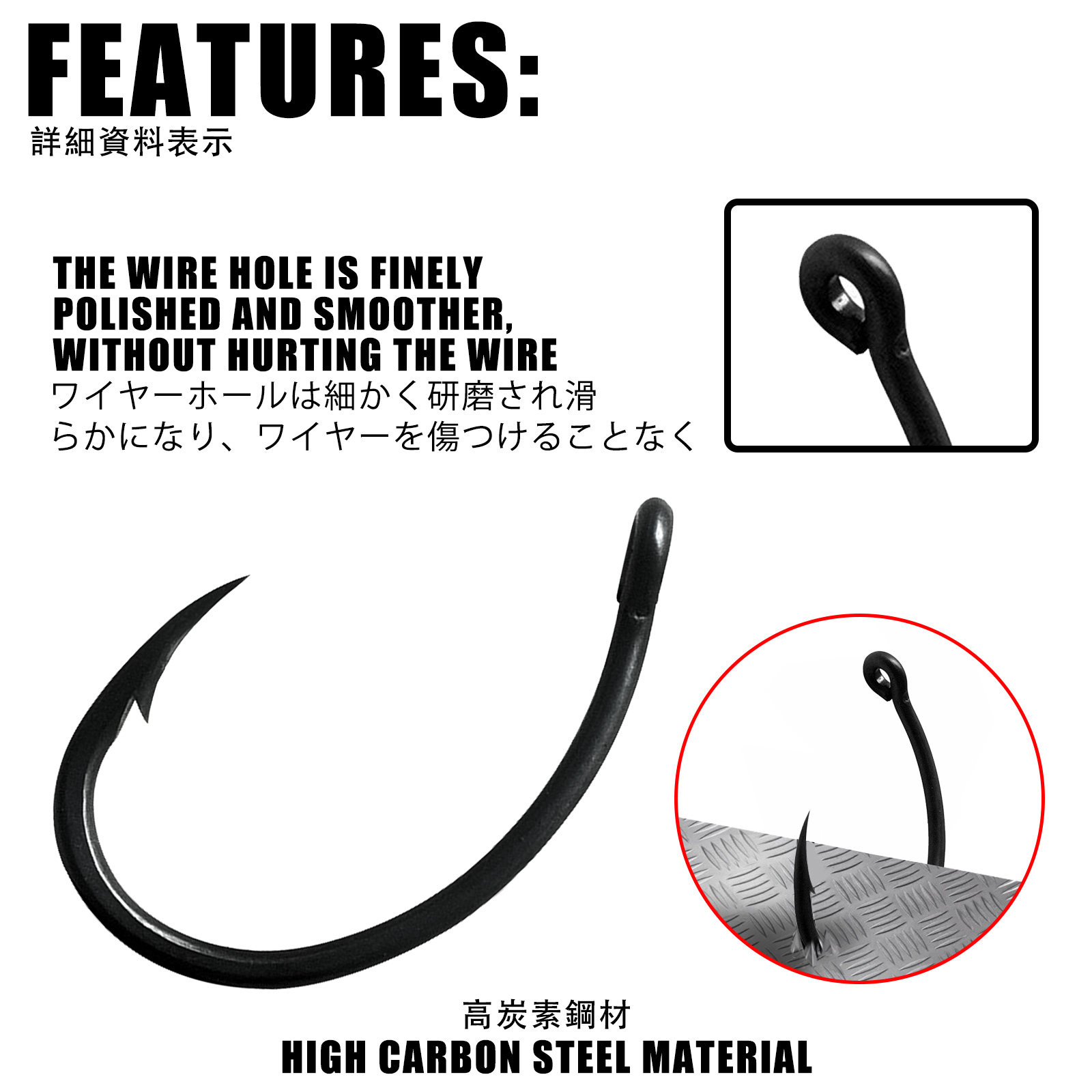 Ganchos farpados para pesca da - Fishing Hook Offset avaliação e preço