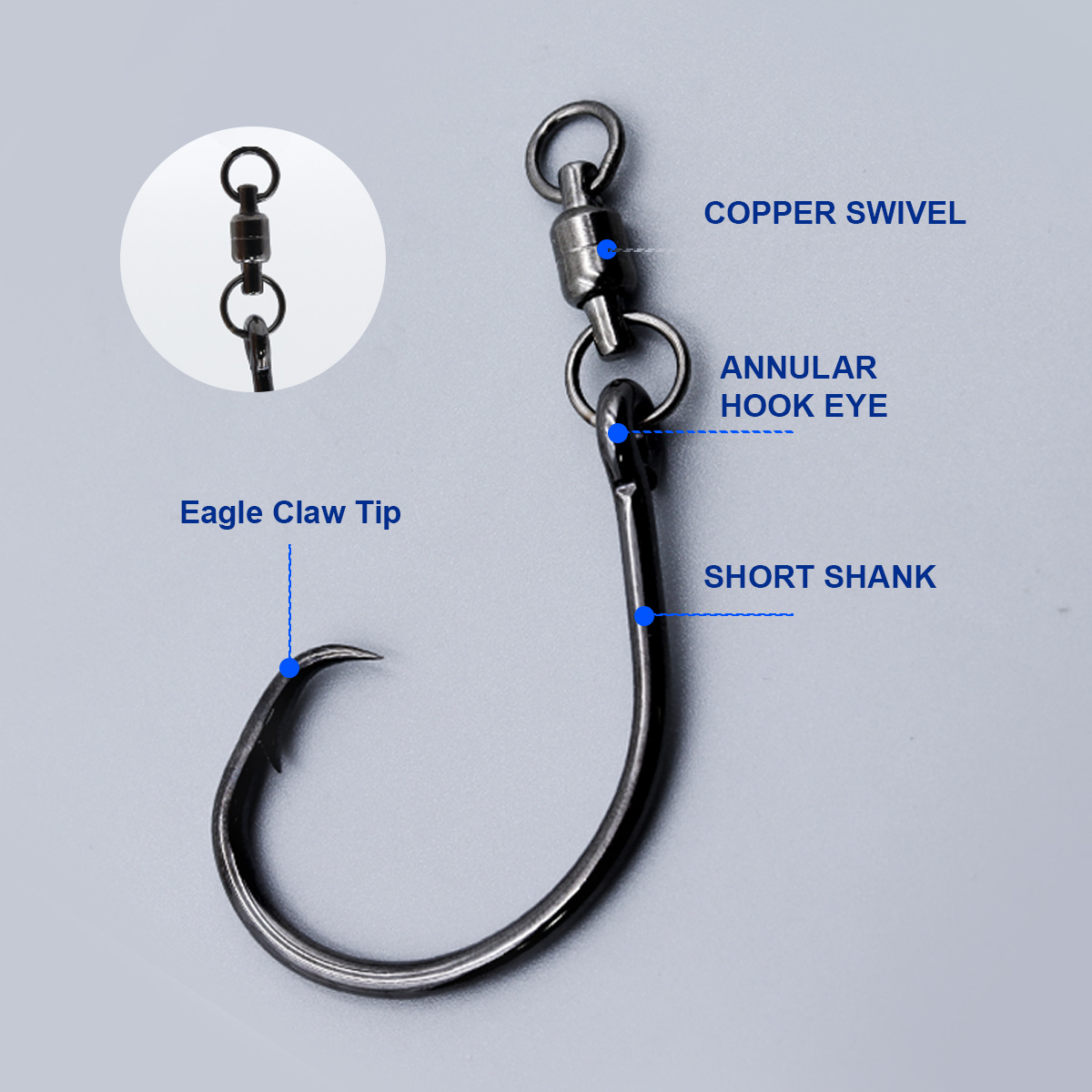 ZYZHE 3/6/9pcs Anzóis Circular - Fishing Hook Barbless avaliação e preço