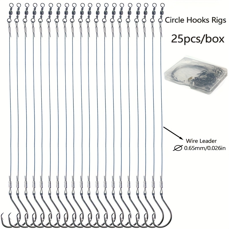 25 peças de Anzóis Circulares  - Fishing Hook Assortment avaliação e preço